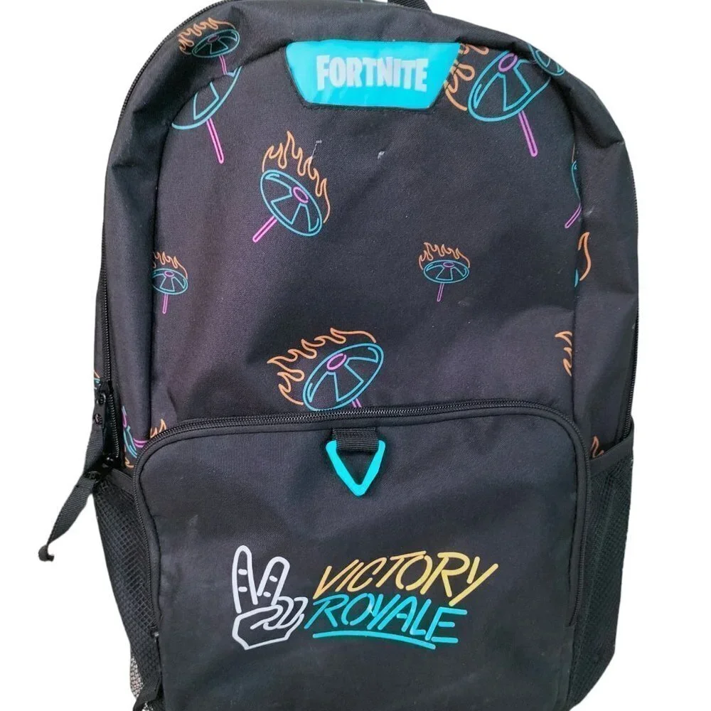 (#424)Fortnite Amplify Youth unisex Multicolor Backpack